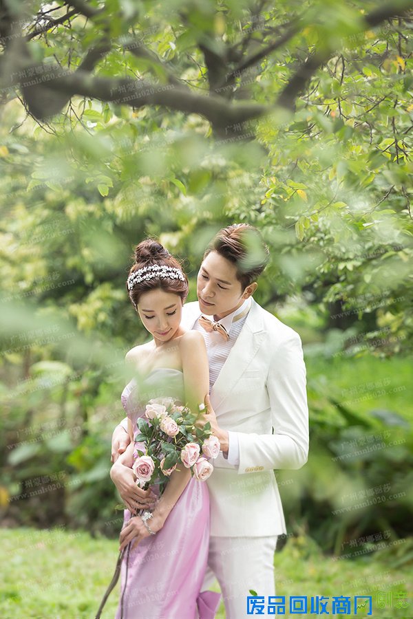 花园主题婚纱系列,春天就该这么美!