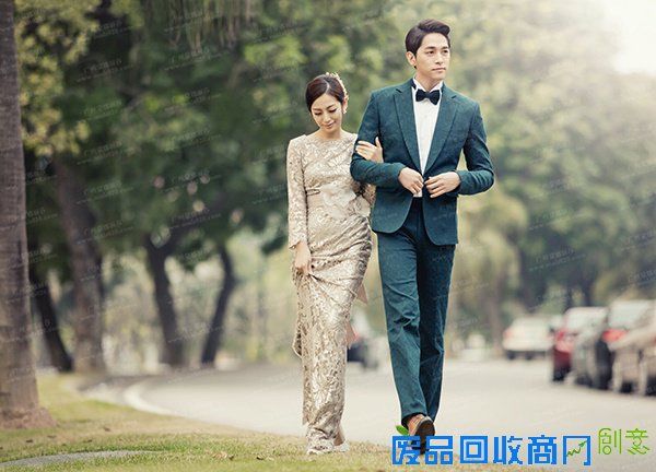 花园主题婚纱系列,春天就该这么美!