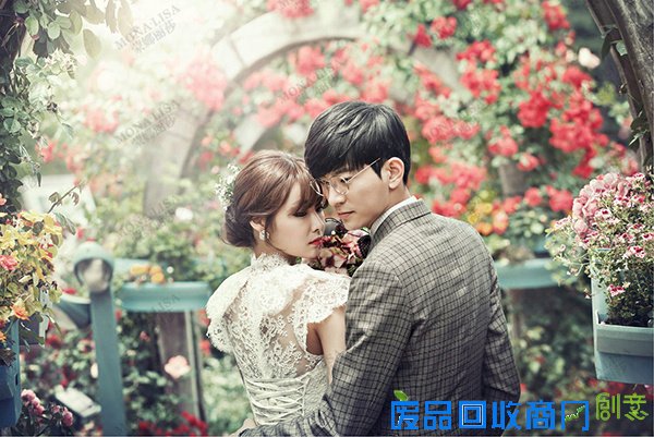 花园主题婚纱系列,春天就该这么美!