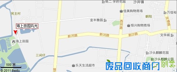 深圳海上田园风光地图