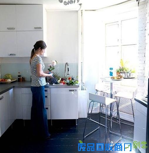 家居装修DIY 小厨房塞下小餐厅（组图） 