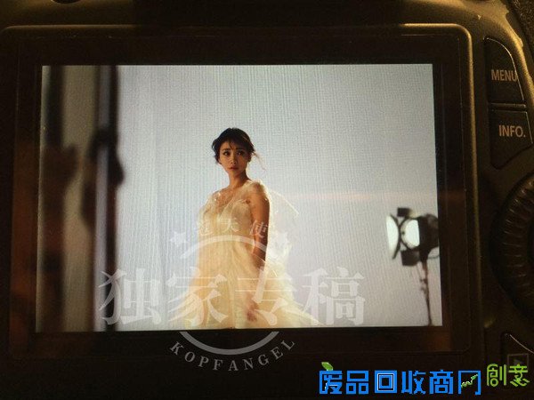 柳岩空降广州 携手蔻天使拍摄唯美天使之水