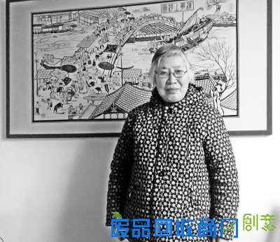 剪纸奇人李兰剪出古代名画《清明上河图》