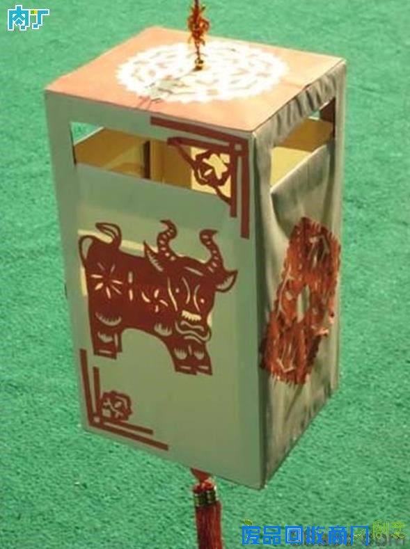 儿童手工灯笼的做法 自制灯笼图片◆肉丁儿童网