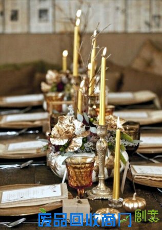 餐桌创意婚礼装饰 让你的婚礼美得羞花闭月