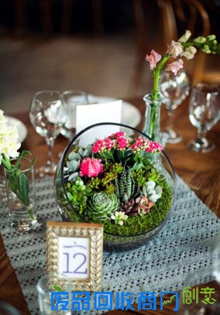 餐桌创意婚礼装饰 让你的婚礼美得羞花闭月