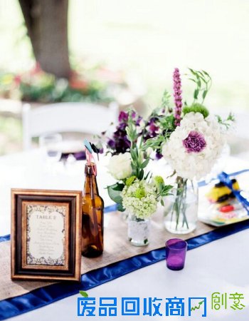 餐桌创意婚礼装饰 让你的婚礼美得羞花闭月