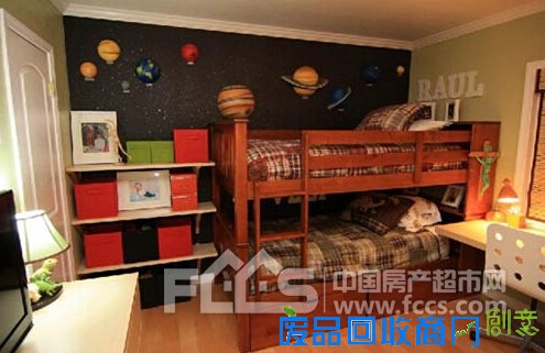 小户型儿童房收纳技巧 另一种创意和趣味