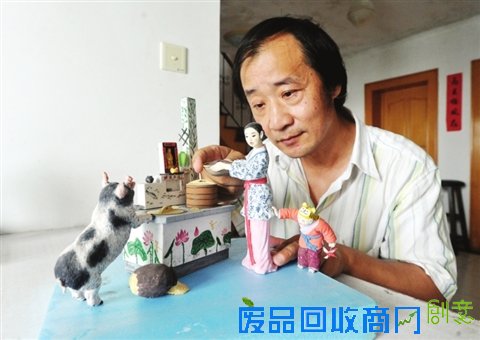 苏州泥人彩绘再现“宠猪举灶”