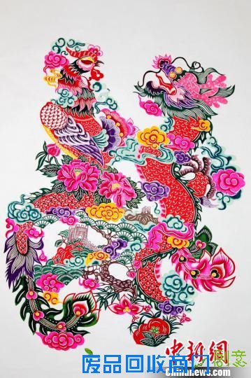 乔杖子剪纸作品。石峥　摄