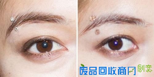 玻璃镶水晶和珠子