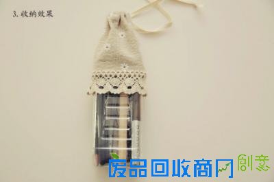 旧物变身家居收纳利器饮料瓶DIY收纳袋