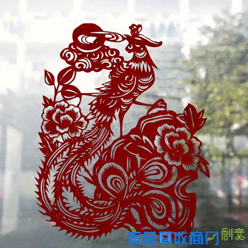 送剪纸窗花 添浓浓年味