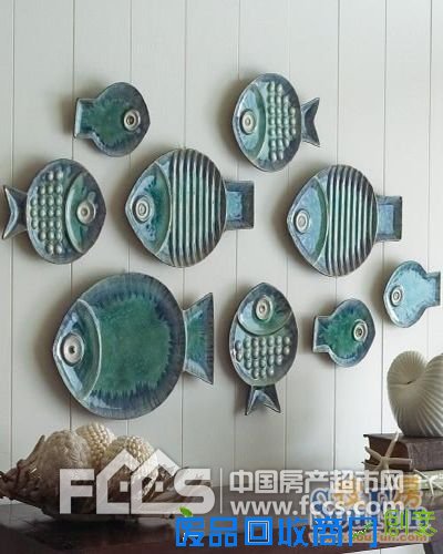 盘子总动员，收藏盘变身家装魅力饰物，diy开辟自家挂墙