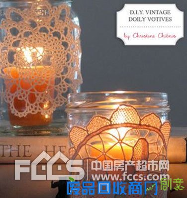 闲来无事自己DIY家居饰品 花边布艺梦幻你家