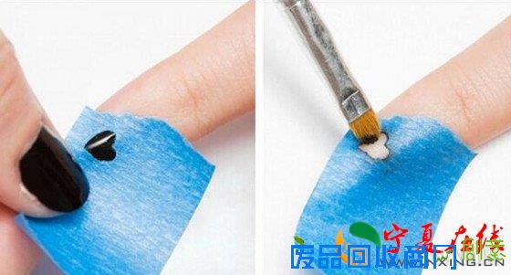 简单个性黑色美甲图片大胆尝试一下吧！【多图】