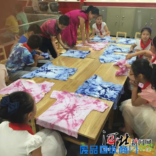 石家庄小学生体验传统手工绝活 赞非遗文化棒棒哒