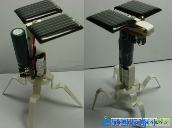 工程师制作故事:手工制作光能转动机器人