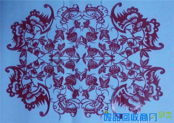 青海省海北州郭万芳家庭剪纸作品