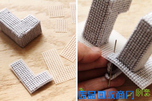 可爱的机器人工艺品收纳盒DIY制作方法图解 第4张图片