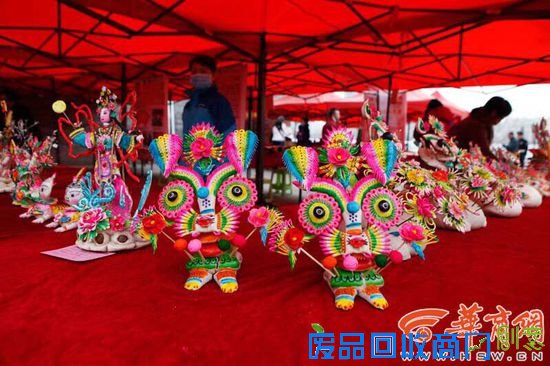 渭南文化大庙会热闹非凡