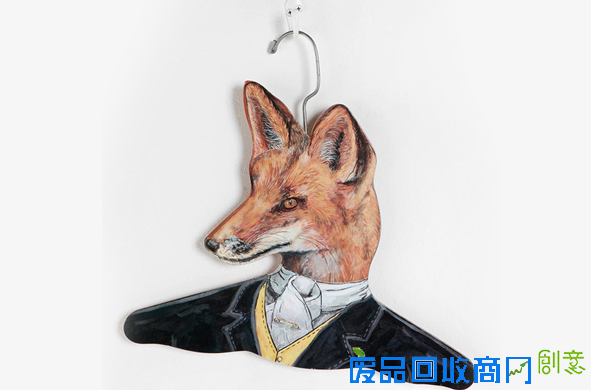 这么极具创意的动物头像衣架？