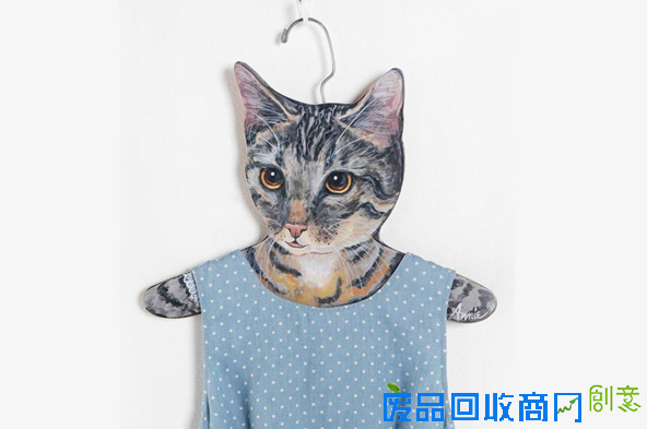 这么极具创意的动物头像衣架？