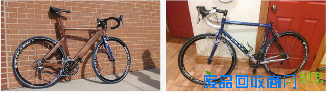 自制胡桃木车架 让你的自行车最拉风 