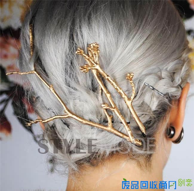 像首饰一样 来装饰你的头发