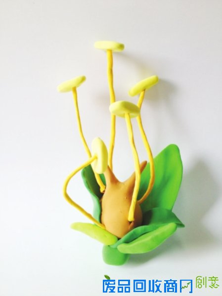 　　纸粘土生物模型——花蕊