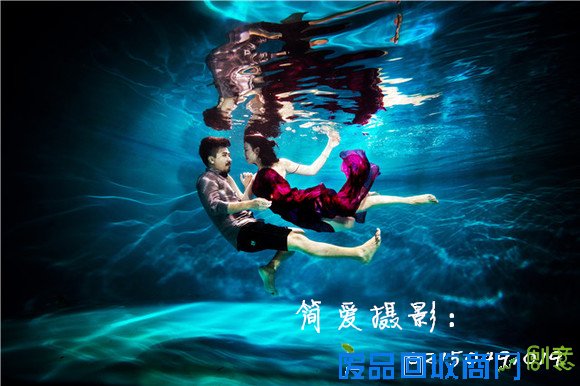 2016年上海最火的水下婚纱摄影系列《水下有约》