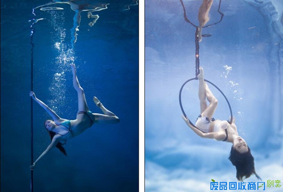 罕见!唯美水下舞蹈 梦幻惊艳人民快报网