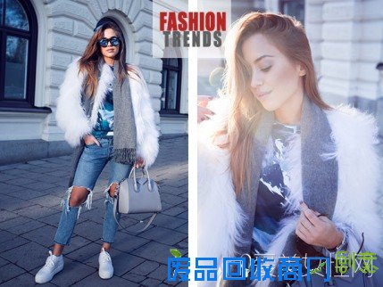 气场不够皮草来凑 抵御寒冬就一件