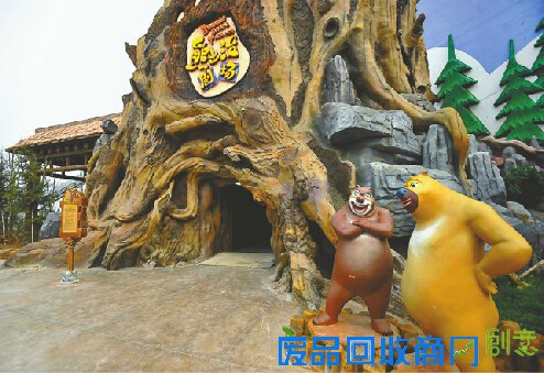 烈焰风云场馆园区里有《熊出没》剧场
