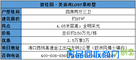 碧桂园·美浪湾四房果岭墅：创意空间灵动生活