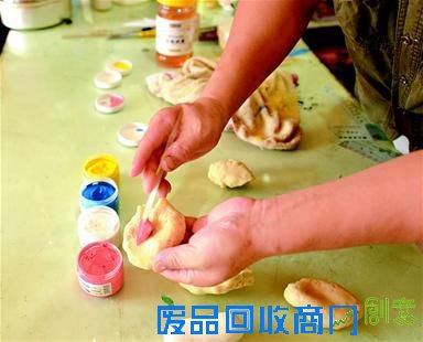 图文:应城面塑掌上绝活