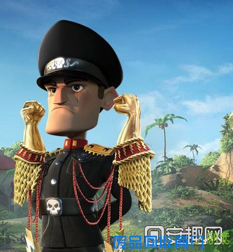 海岛奇兵哈莫曼的肩章：官方制作搞笑图片