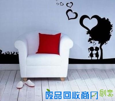 卧室电视背景墙效果图 经济实惠的DIY墙贴