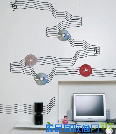 卧室电视背景墙效果图 经济实惠的DIY墙贴