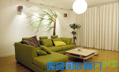 卧室电视背景墙效果图 经济实惠的DIY墙贴