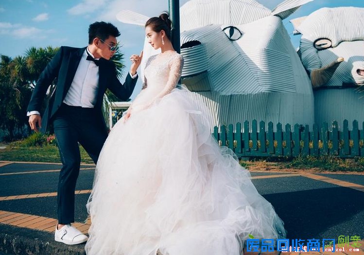 吴奇隆刘诗诗婚纱照