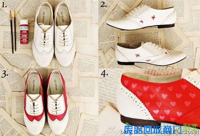 DIY让自己的旧鞋变新鞋就这么简单任性