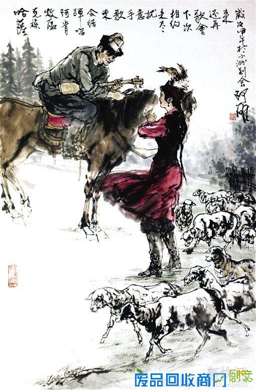 我用中国画笔墨语言表现生活之美