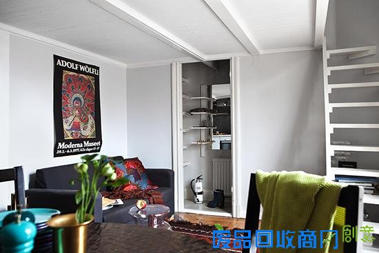 国外小户型装修特辑4 32平伦敦小阁楼创意设计