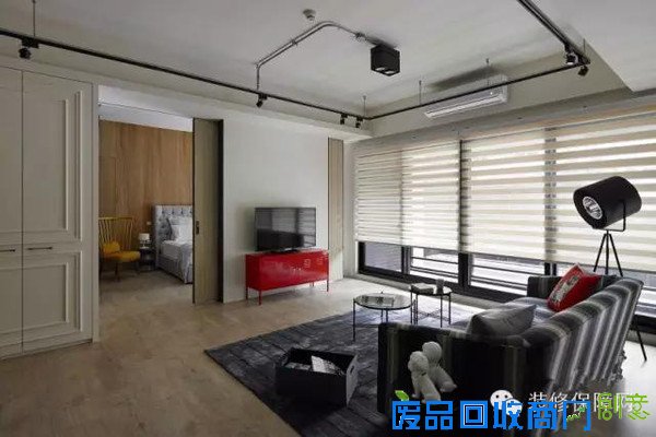 时尚年轻态北欧风家居装修设计，黑色系也不觉得压