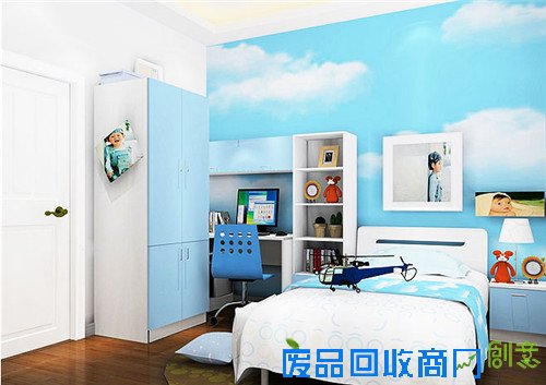 给男孩的儿童房装修要点 颜色偏向中性或冷色调