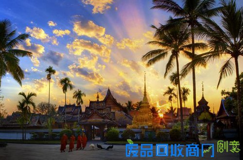 西双版纳傣族园美丽风光