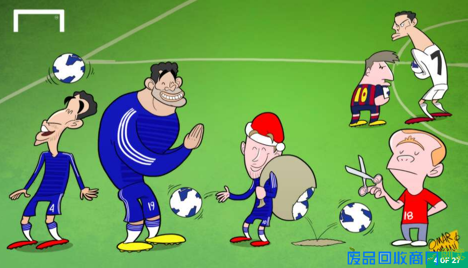 30张趣味漫画图片回顾足坛本月大事件（上）