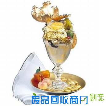 巧克力金箔新地 17万每杯