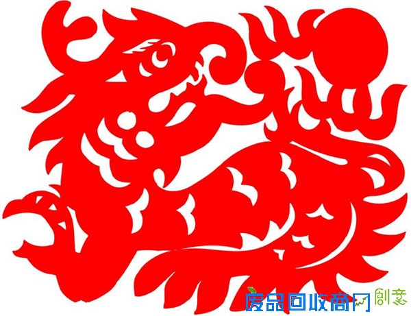 龙的剪纸方法教程图片